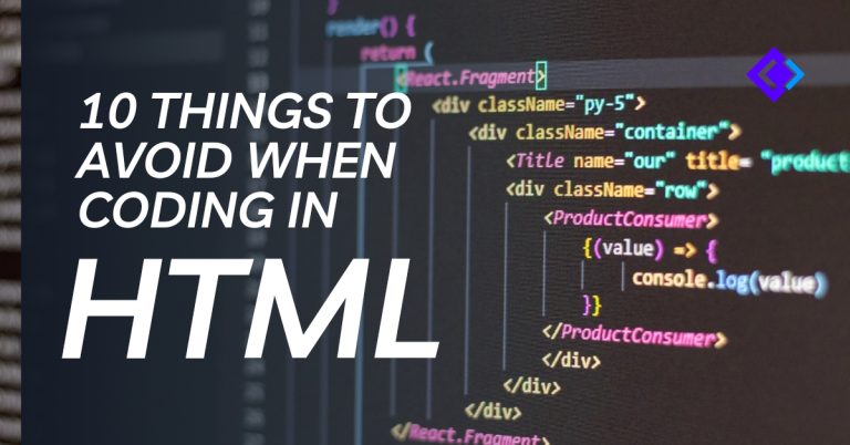 Coding in HTML