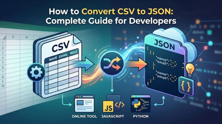 How to Convert CSV to JSON: The Complete Guide for Developers