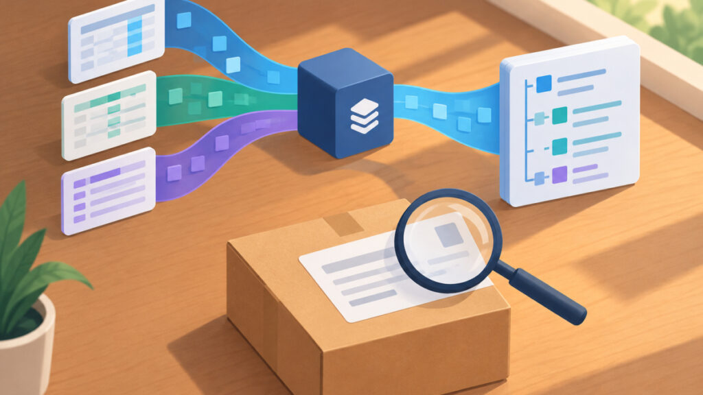 Illustration representing a CSV to JSON conversion where a ZIP code label loses a digit