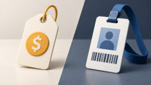 Illustration comparing a price as a quantity versus a ZIP code as an identifier in CSV to JSON conversion